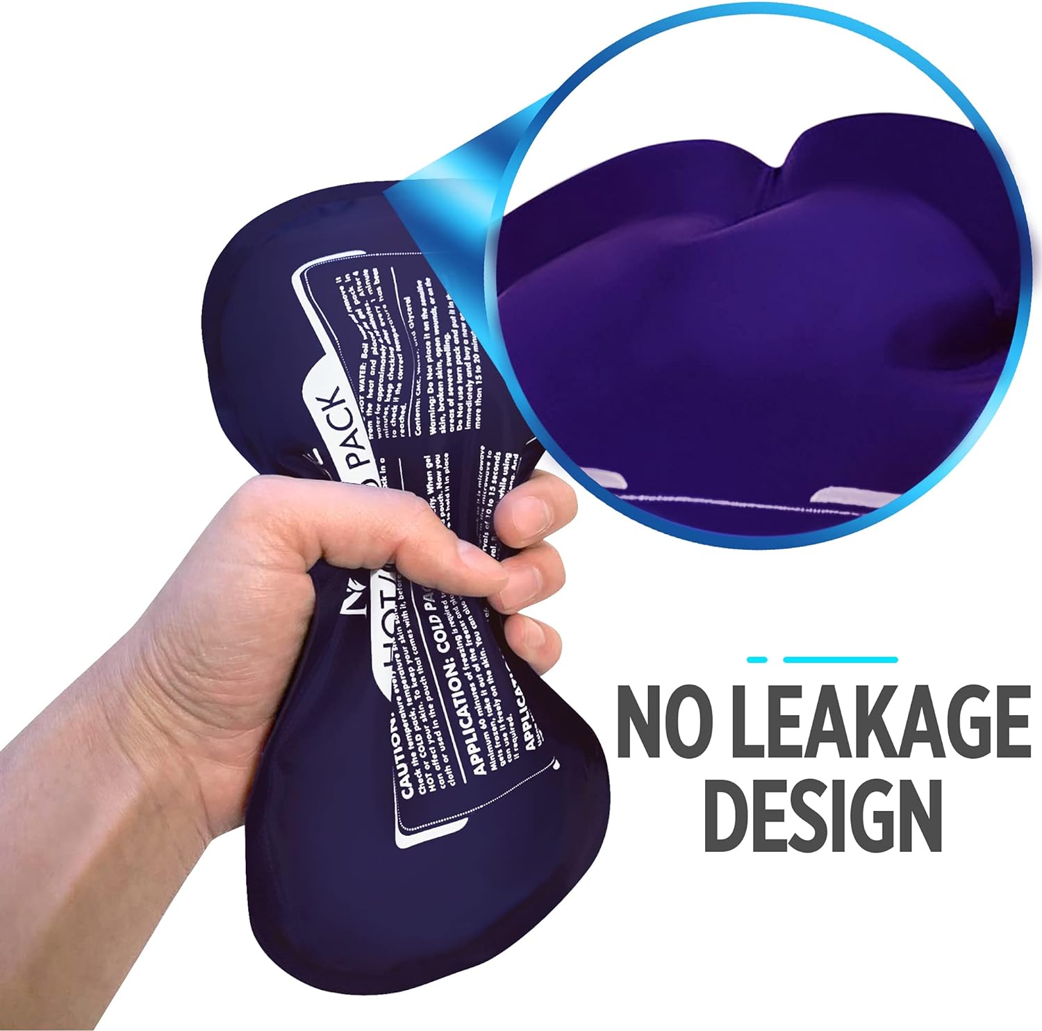 Reusable Hot and Cold Ice Packs for Injuries (3-Piece Set), Joint Pain | Gel Ice Packs - Muscle Soreness and Body Inflammation Support - Adjustable & Flexible for Knees, Back, Shoulders, Arms & Legs - Image 5