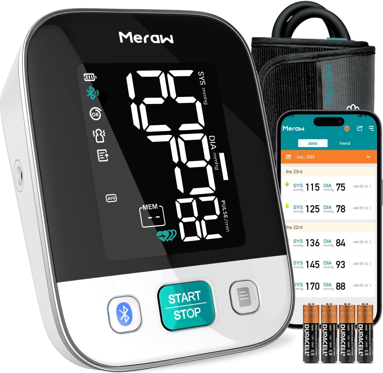 Meraw Blood Pressure Monitor Home U...