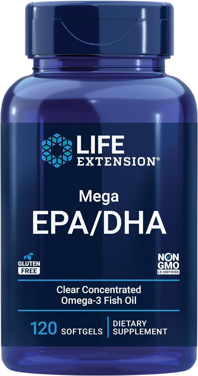 Life Extension Mega EPA/DHA, Omega-...