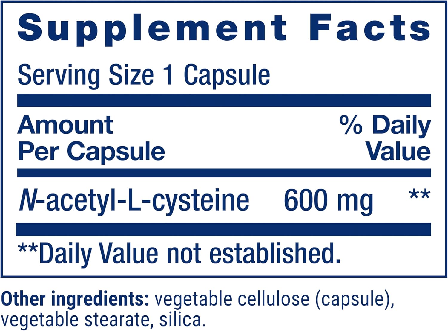 Life Extension N-Acetyl-L-Cysteine (NAC), Immune, Respiratory, Liver Health, NAC 600 mg, Potent antioxidant Support, Free-radicals, Easy to Absorb, 60 Capsules - Image 3