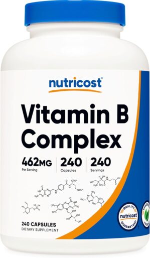 Nutricost Vitamin B Complex 462mg, ...