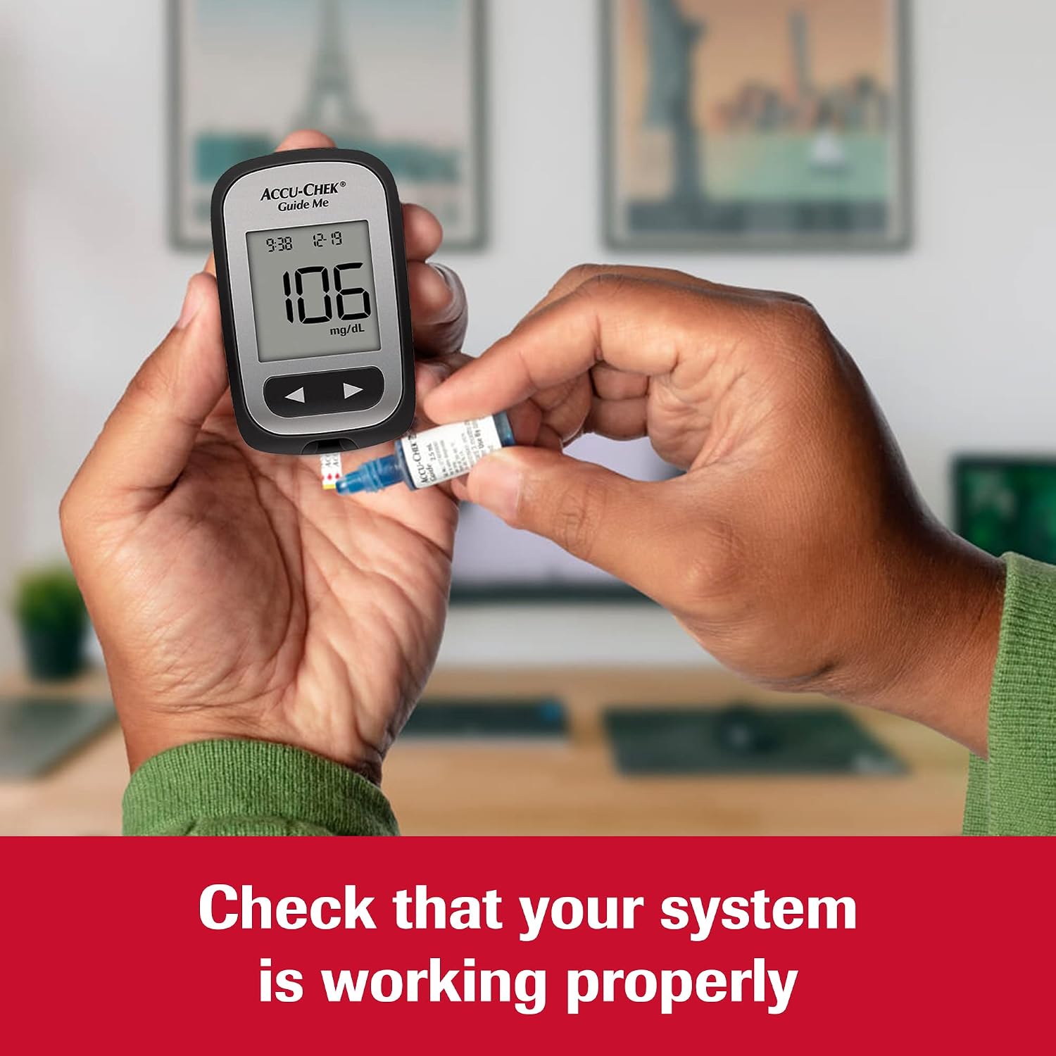 Accu-Chek Guide Diabetes Control Solution | Level 1 & 2, For Guide and Guide Me Test Meters, Diabetic Blood Glucose Monitoring - Image 3
