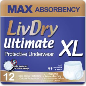 LivDry Ultimate XL Adult Incontinen...