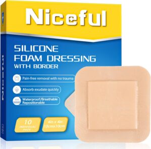 Niceful Silicone Foam Dressing 4...