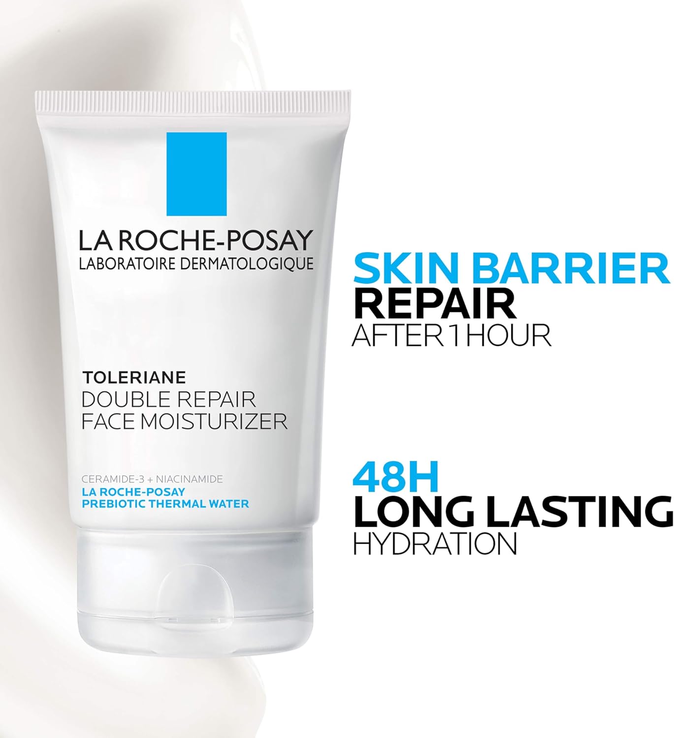 Toleriane Double Repair Face Moisturizer, Daily Moisturizer Face Cream with Ceramide and Niacinamide for All Skin Types - Image 4