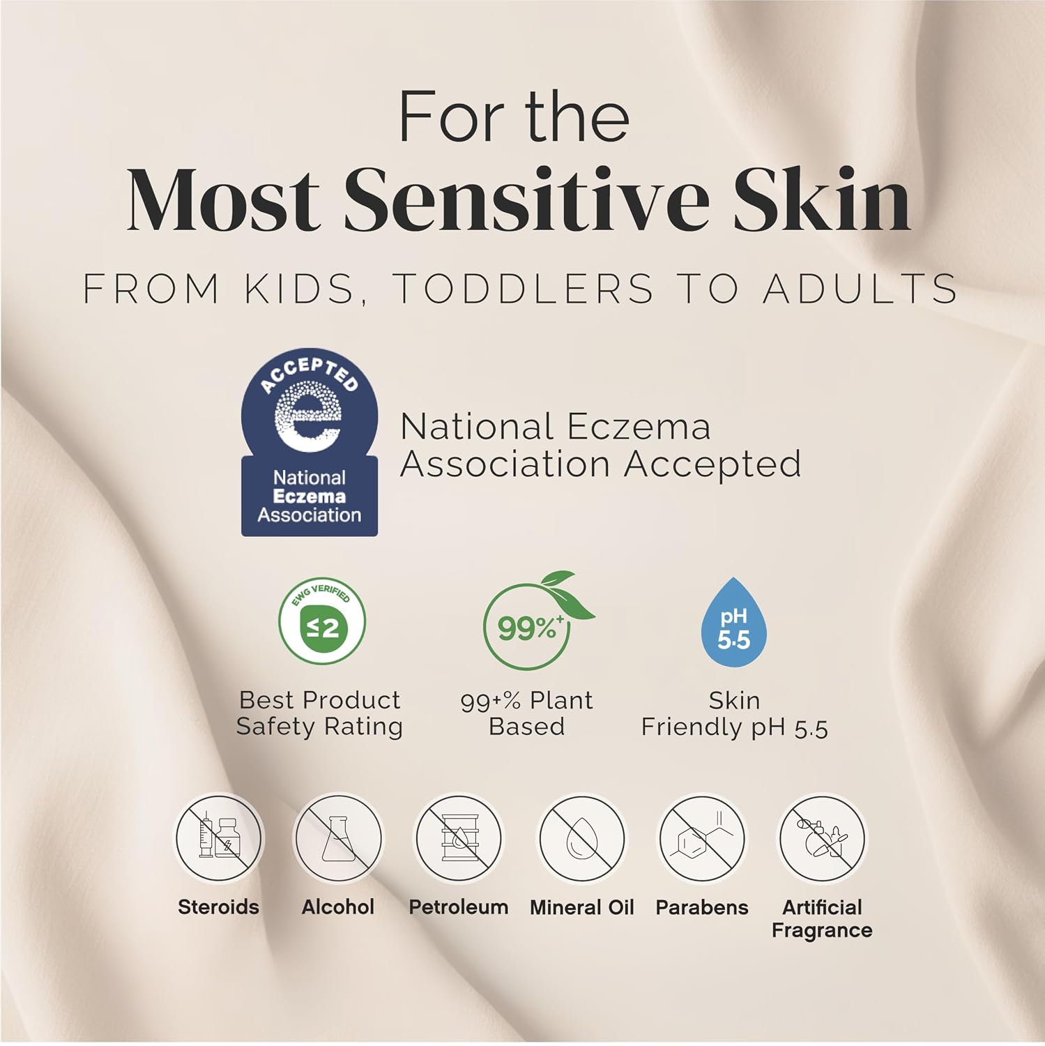 Puriya 5-in-1 Eczema Cream for Kids, Adults, Babies, Colloidal Oatmeal 4 oz | Relieves Itch, Deep Hydration, Supports Skin Barrier, 25 Skin Hydrators, For Atopic Dermatitis, Face, Body, Clinically Tested - Image 7