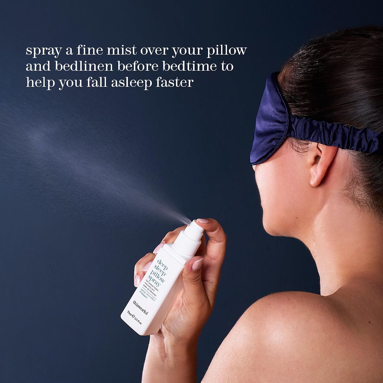 This Works Deep Sleep Pillow Spray 2.5 fl oz - Aromatherapy Sleep Mist | Natural pillow mist with Lavender, Camomile & Vetivert essential oils for calmer, more restful nights - Image 4