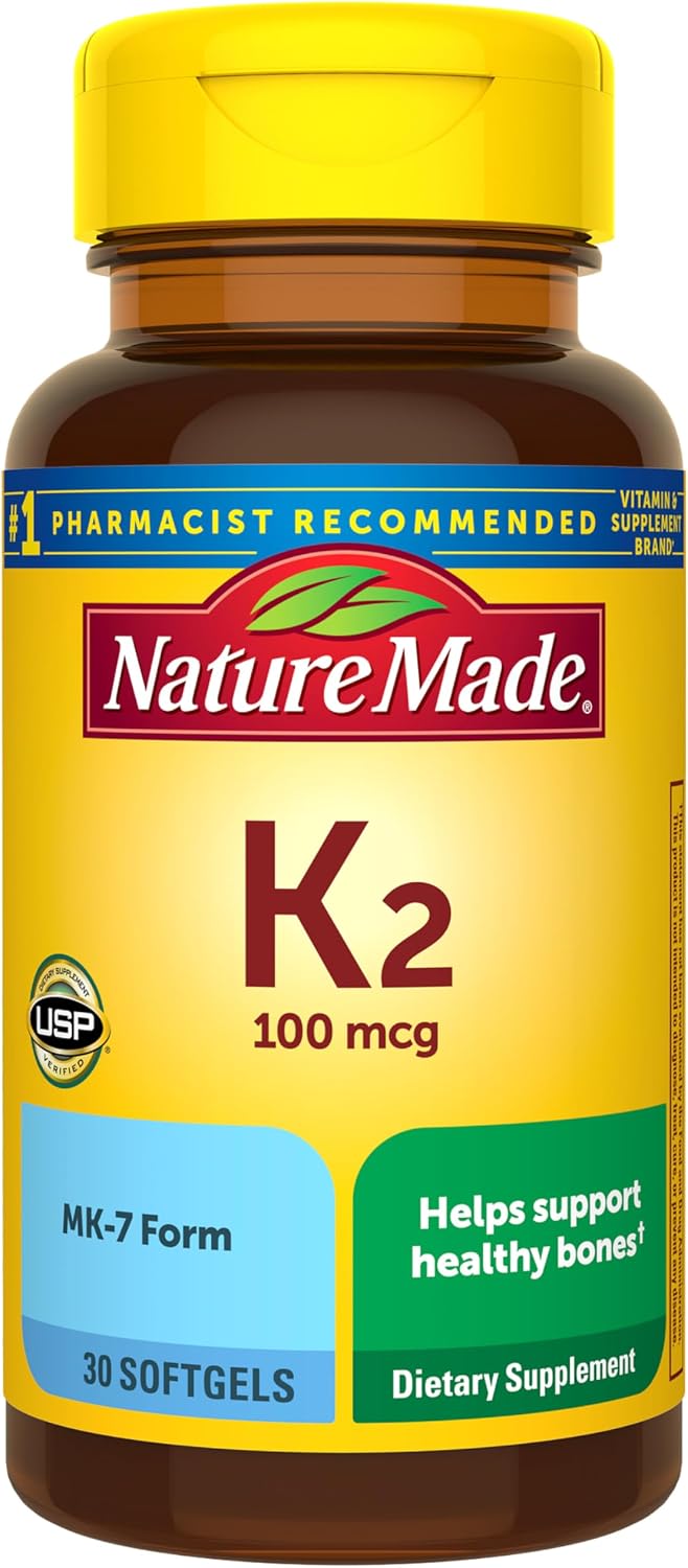 Nature Made Vitamin K2 100 mcg, 30 ...