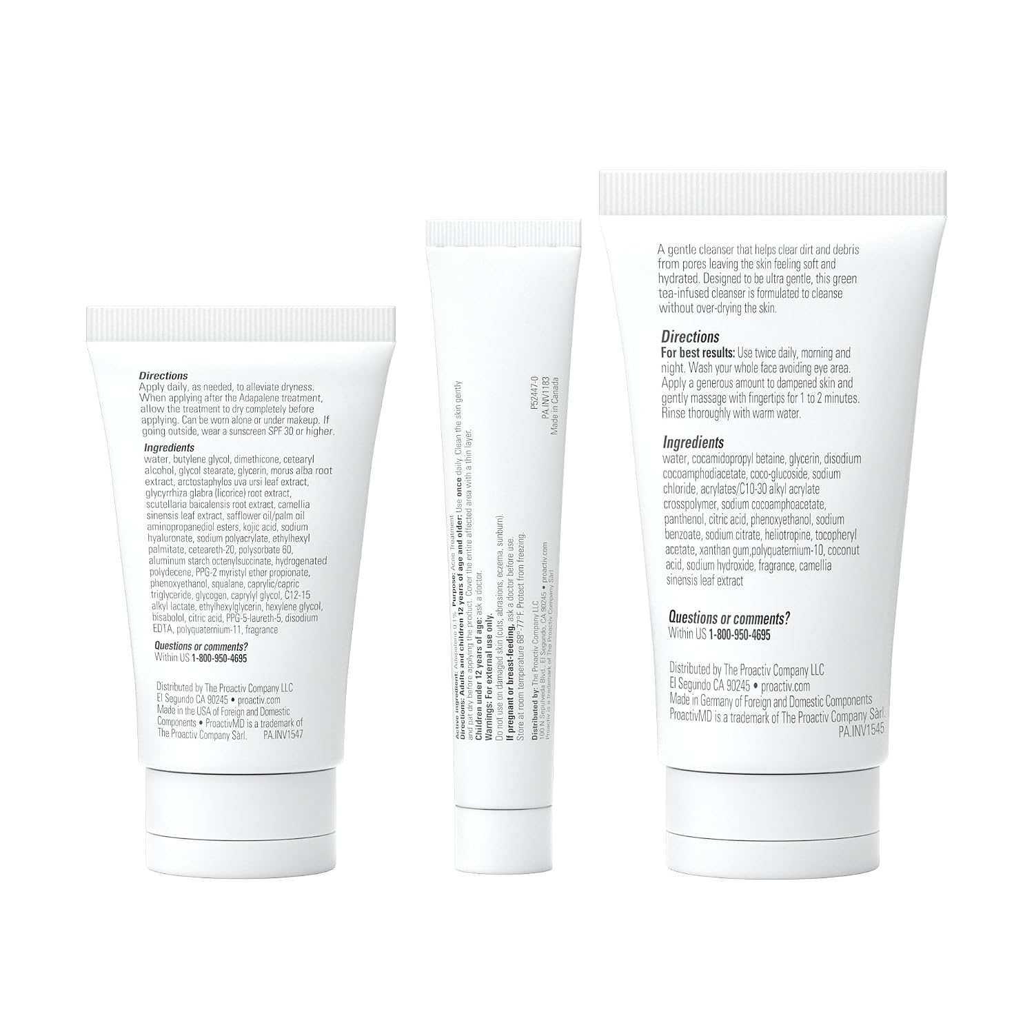 Proactiv MD 3-Step Routine, Ultra-Gentle Face Cleanser, 0.1% Adapalene Gel Treatment, Ultra-Hydrating Moisturizer, 30-Day Acne Treatment Kit - Image 9