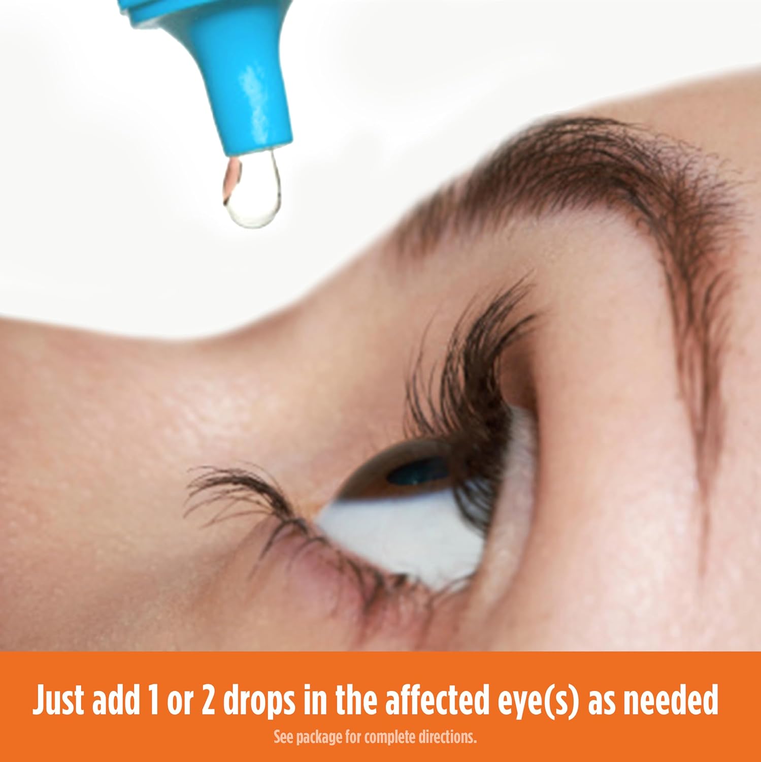 Blink Triple Care Lubricant Eye Drops for Dry Eyes, 0.34 Fl Oz | Severe dry eye symptom relief, hyaluronic acid formula, long-lasting hydration, reduces irritation & discomfort, 1 bottle - Image 6