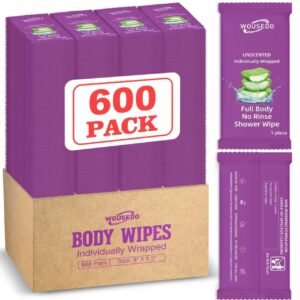 600 Pack Body Wipes Individually Wr...