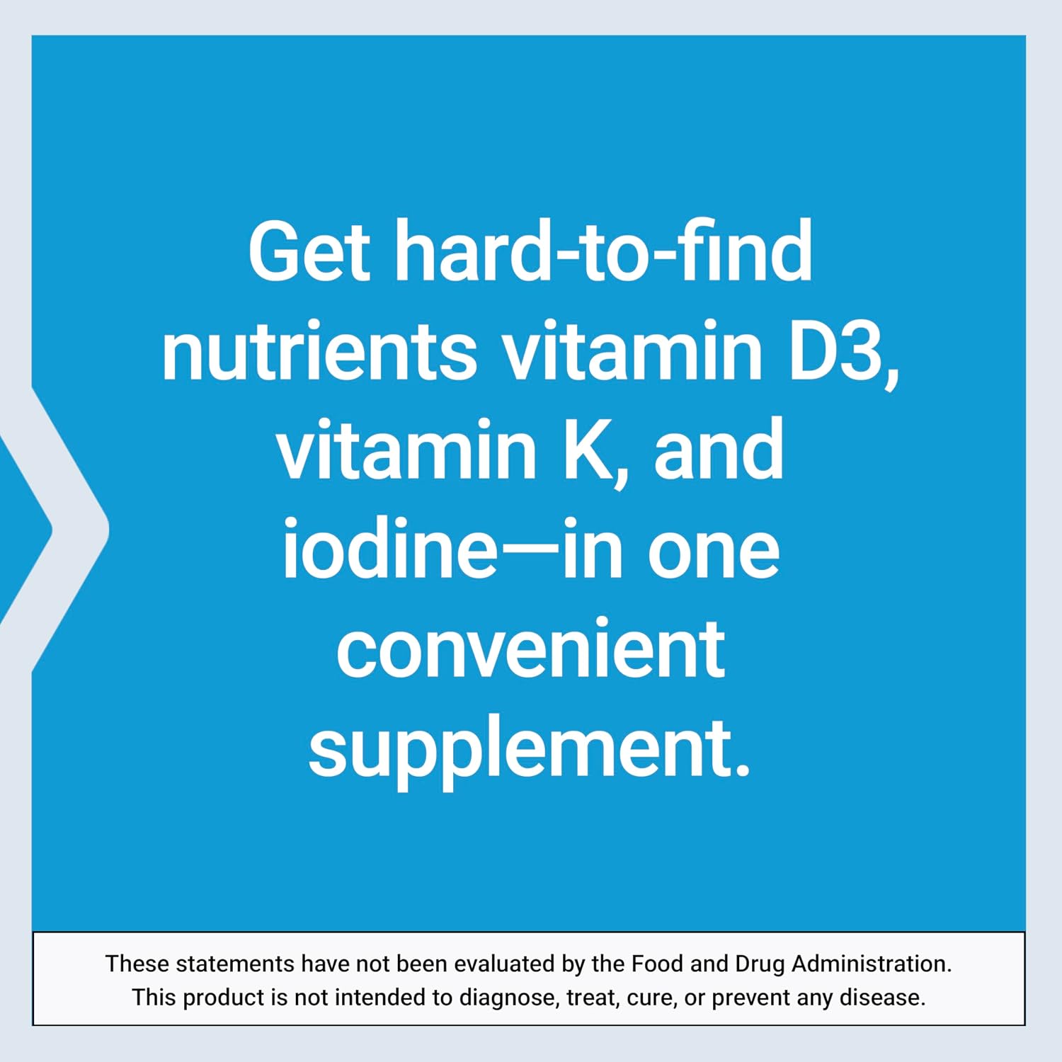 Life Extension Vitamins D and K with Sea-Iodine for Thyroid, 60 Capsules - Image 6