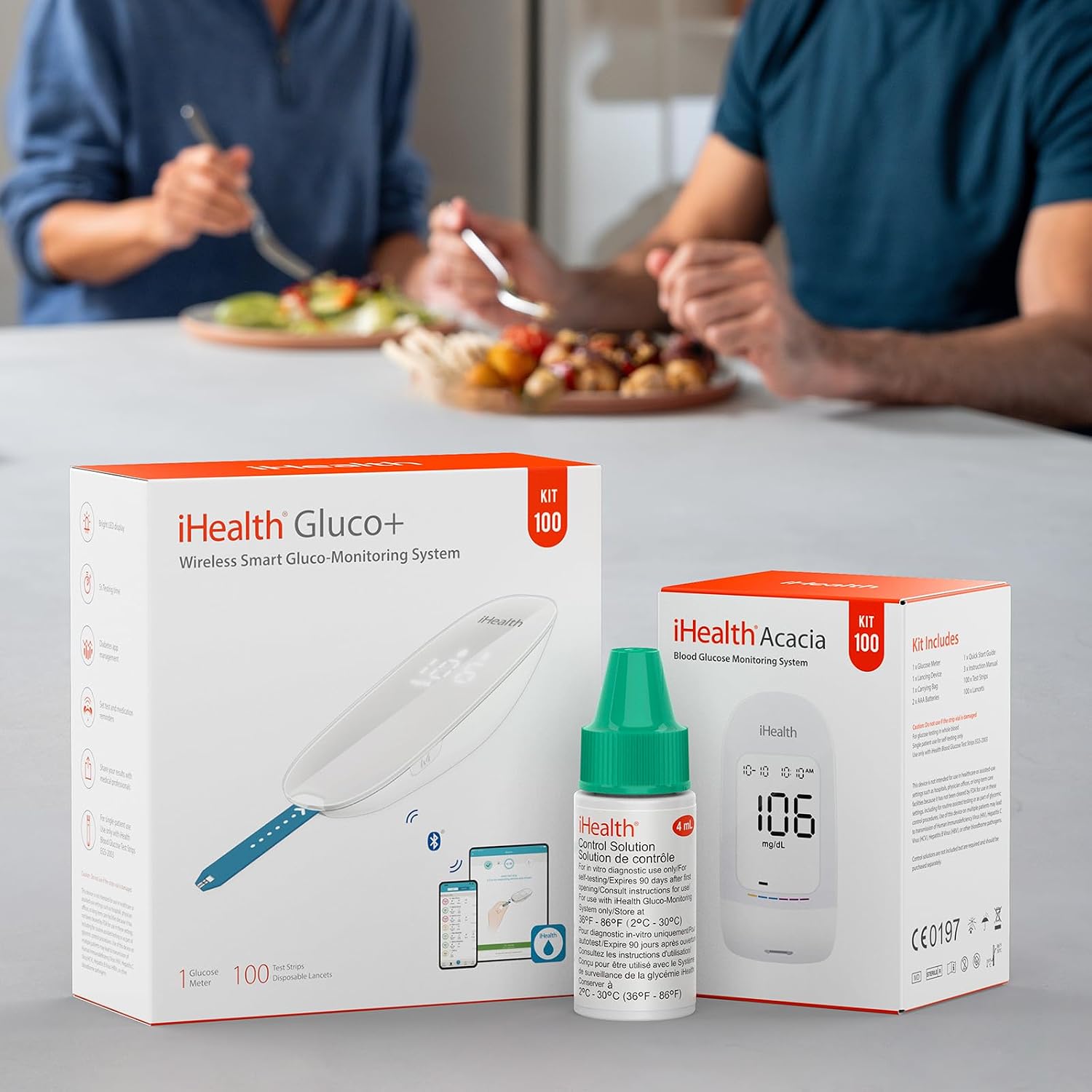 iHealth Control Solution for Blood Glucose Testing – Compatible with BG5S100 Gluco+ & Acacia Glucose Meters, 4mL Vial for Accurate Results - Image 2