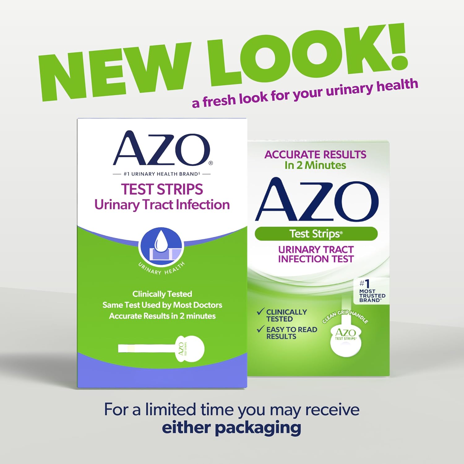 AZO Urinary Tract Infection (UTI) Test Strips, Results in 2 Mins, 3 Count | From the #1 Urinary Health Brand± Clinically Tested At Home UTI Test Strips For Women, Convenient, Fast Easy to Read Results - Image 2