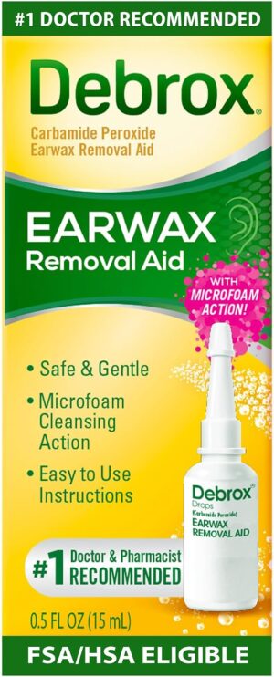 Debrox Earwax Removal Aid, 0.5 oz E...