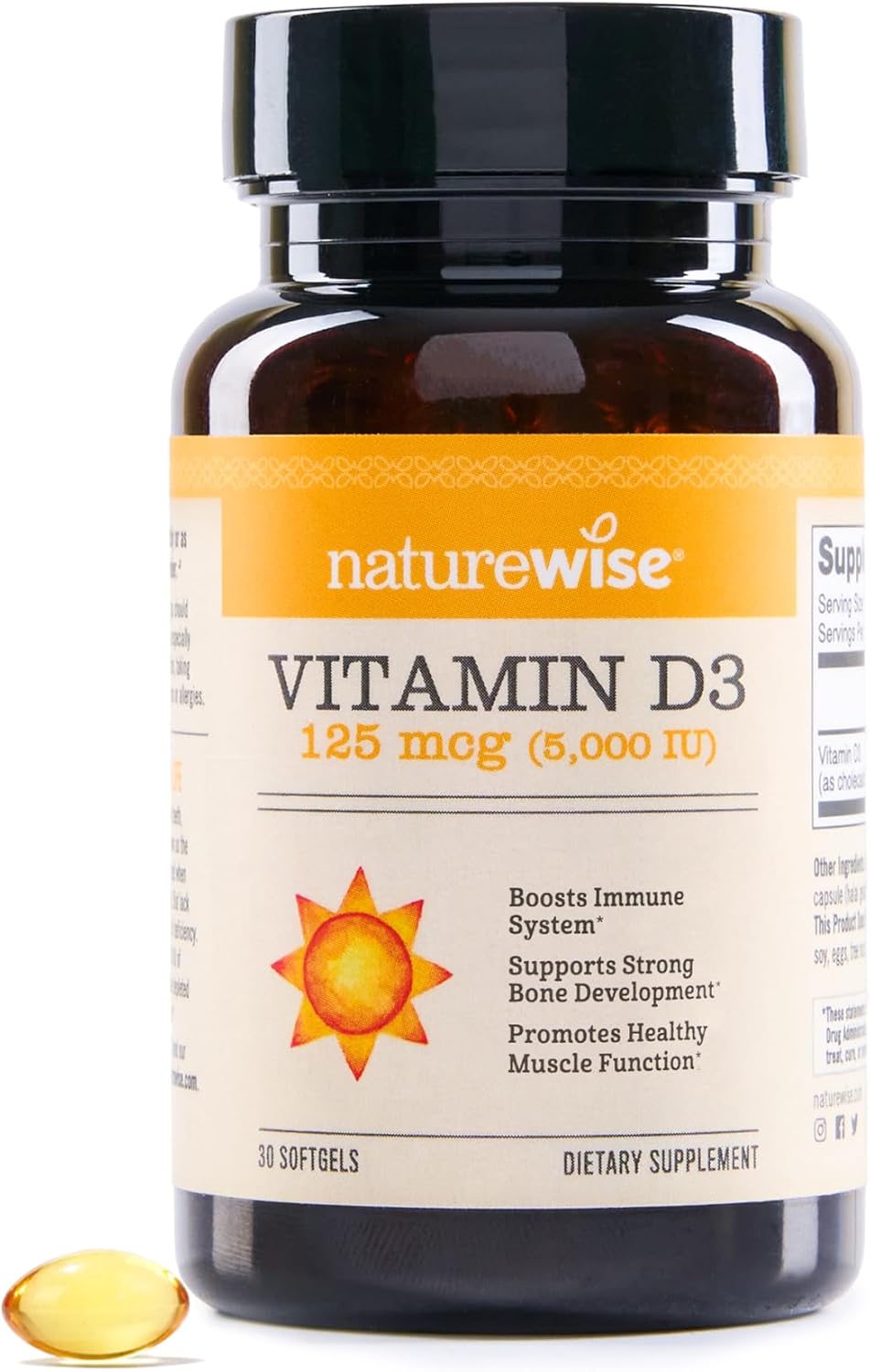 NatureWise Vitamin D3 5000IU Supple...