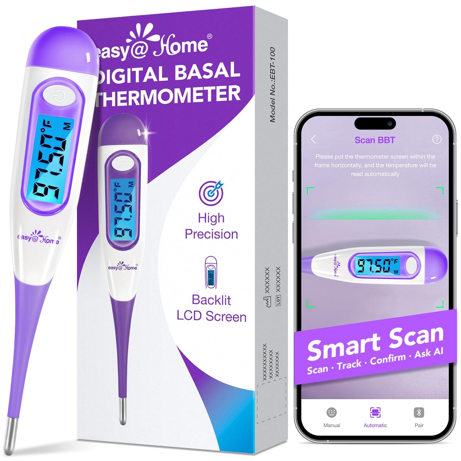 easy@Home Digital Basal Body Thermo...