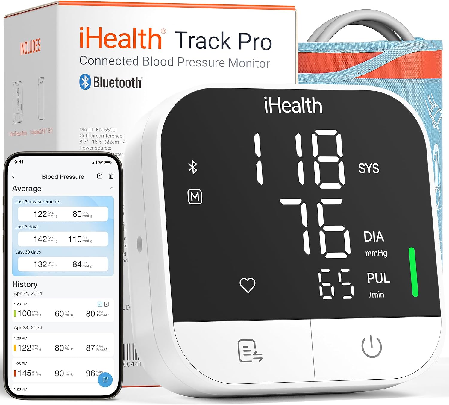iHealth Track Pro Upper Arm Blood P...