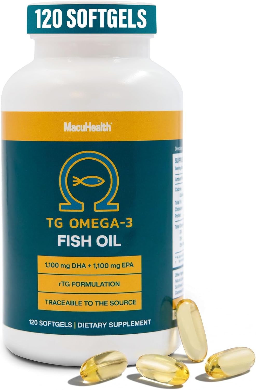 Macuhealth Omega 3 Fish Oil –...