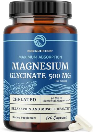 Magnesium Glycinate 500mg, High Abs...