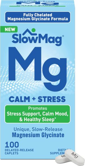 SlowMag Magnesium Glycinate Caplets...