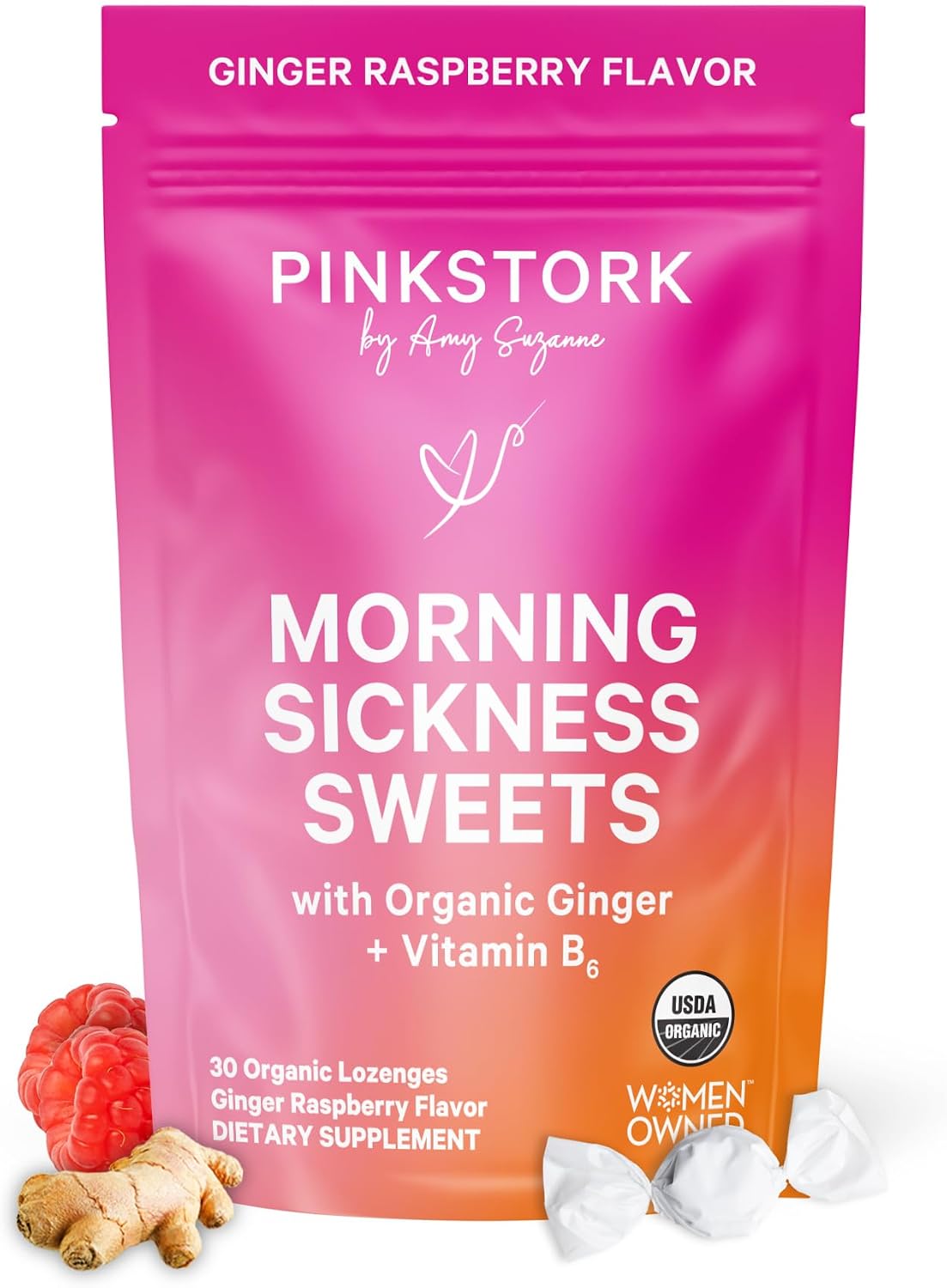 Pink Stork Morning Sickness Sweets ...
