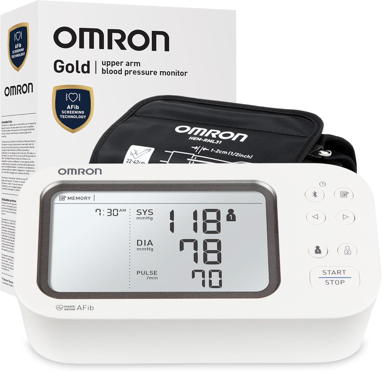 OMRON Gold Blood Pressure Monitor &...