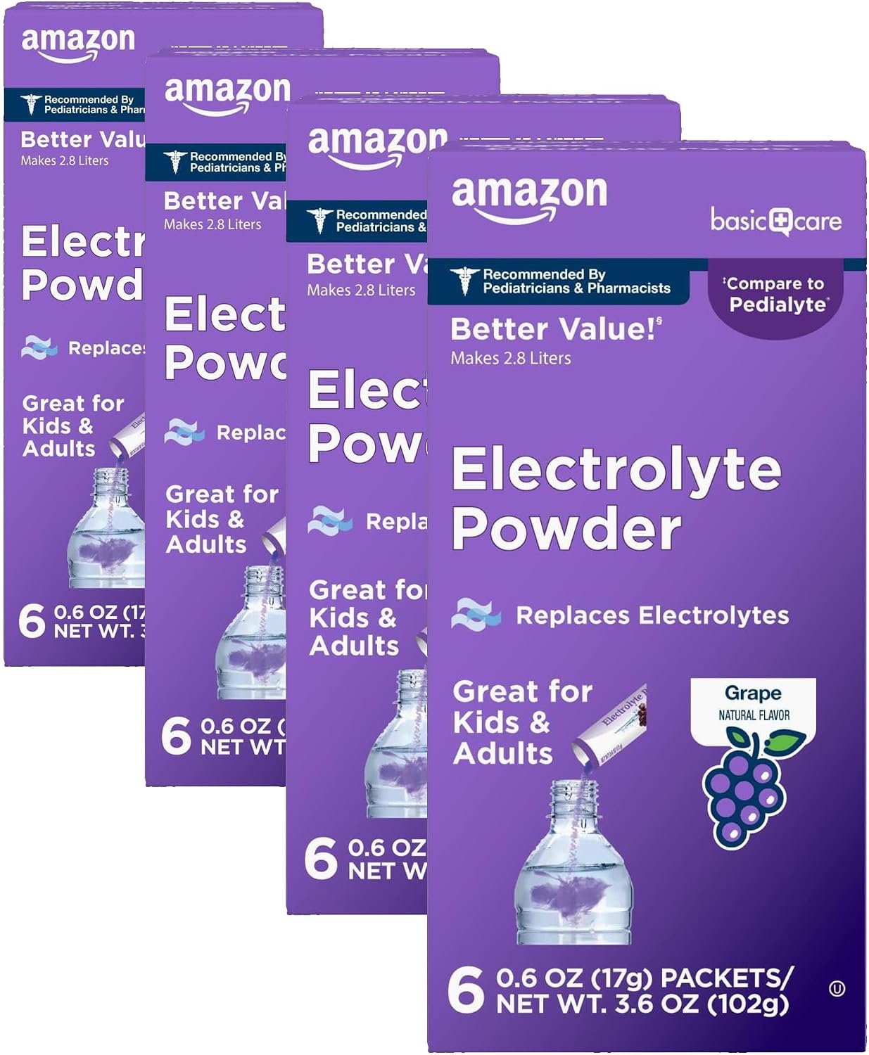 Amazon Basic Care Electrolyte Powde...