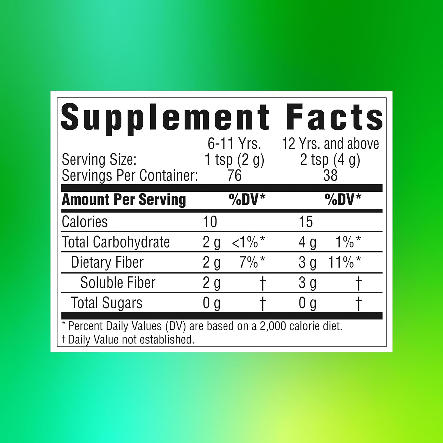 Benefiber Prebiotic Fiber Supplement Powder, Unflavored, 124 Teaspoons | Plant-based Prebiotic Fiber Powder, Sugar-Free, Dissolves Clear and Tasteless, GLP-1 Support for Digestive Health - Image 9
