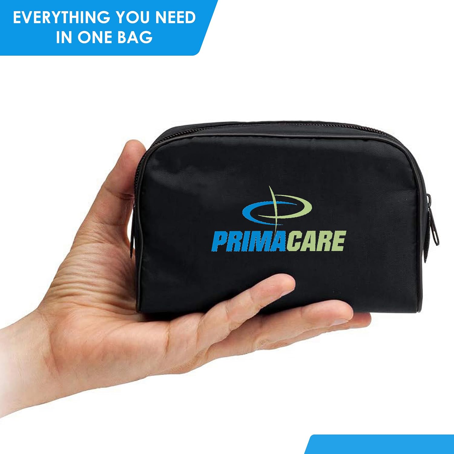 PrimaCare Medical DS-9197-BK Professional Classic Series Manual Adult Size Blood Pressure Kit, Emergency Bp kit with Stethoscope and Portable Leatherette Case, Nylon Cuff, Black - Image 7