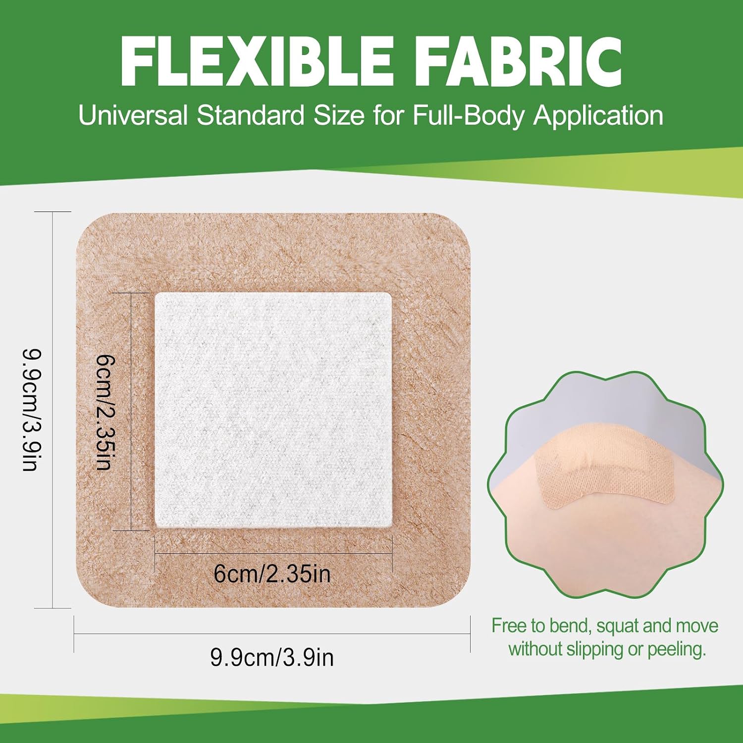 16 Pack Silicone Bandages for Sensitive Skin, 4x4 Latex Free Hypoallergenic Breathable Adhesive Bandage with Gentle Border, Large Wound Care Patches with Easy Painless Removal - Image 2