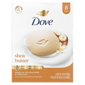 Dove Beauty Bar Soap 8 Bars Shea Bu...