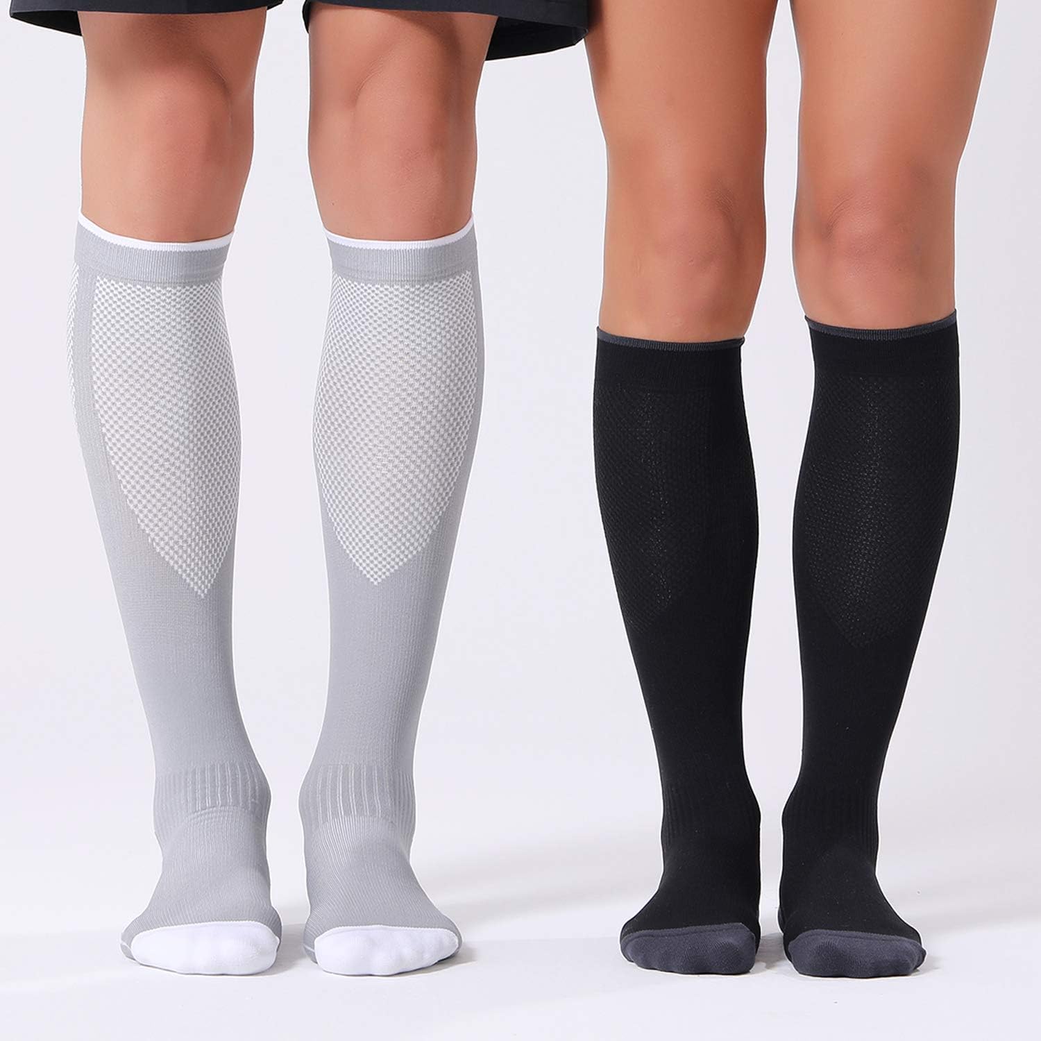 FITRELL 3 Pairs Compression Socks for Women and Men 20-30mmHg-Circulation Support Socks - Image 6