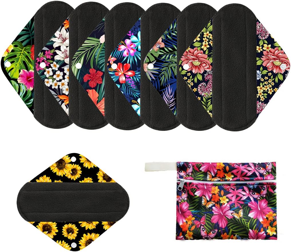 7pcs/Set Reusable Menstrual Pads In...