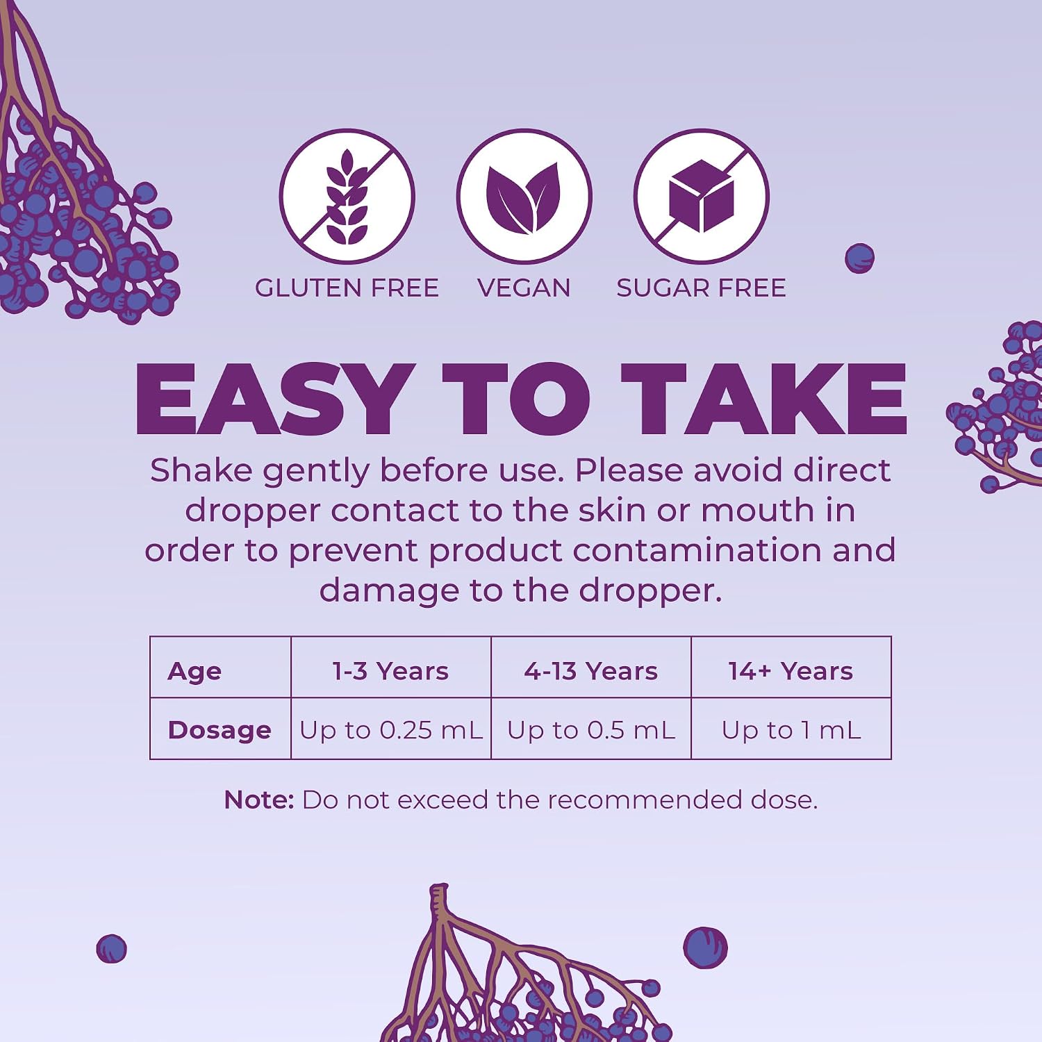 MARYRUTH'S Elderberry Liquid Drops for Adults & Kids, 1 oz, Immune Support | Immune Support, 150mg Elderberry Extract, USDA Organic, Sugar Free, Vegan - Image 8