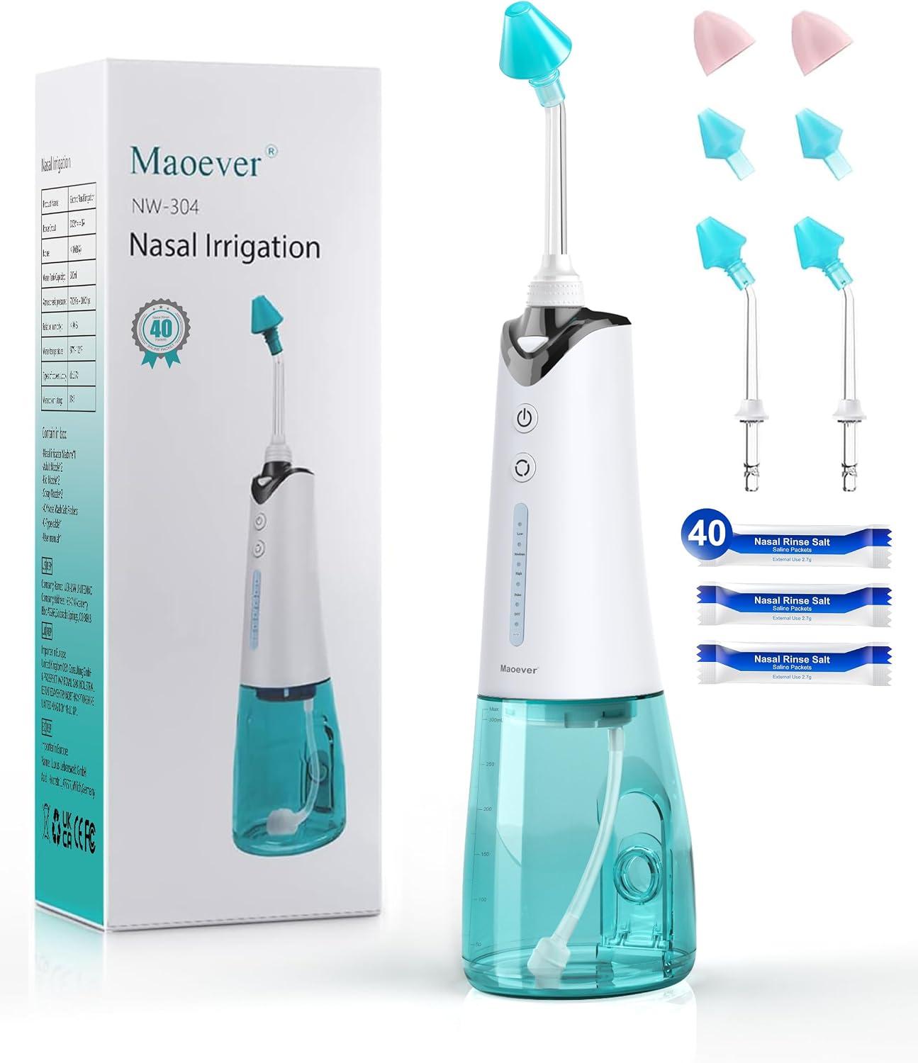 Nasal Irrigation System, Cordless N...