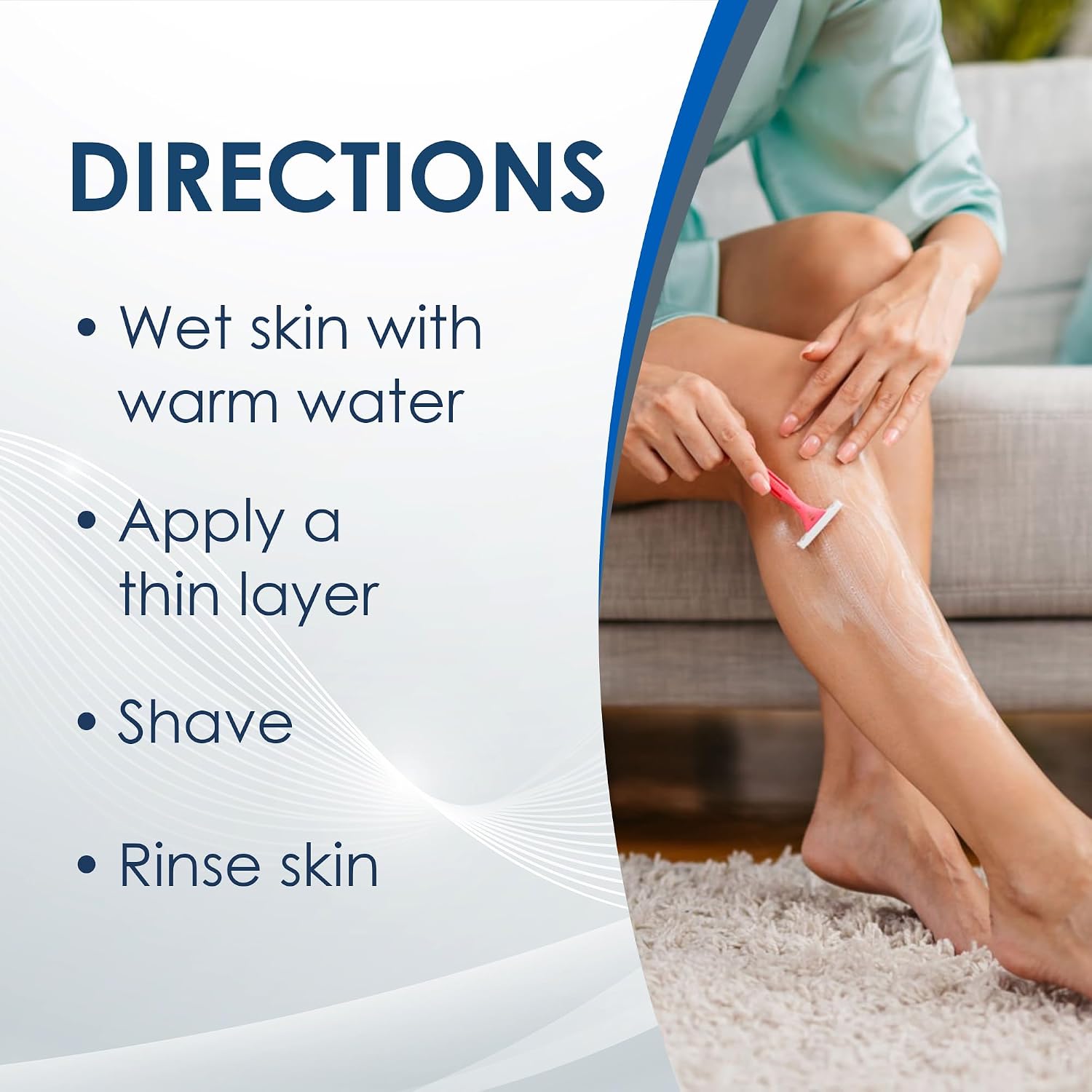 Vanicream Shave Cream, 6 Oz, Formulated without Common Irritants for Sensitive Skin, Shaving Cream for Women & Men, Helps Protect Against Razor Burn, Nicks & Cuts, Hydrating & Comfortable Finish - Image 4