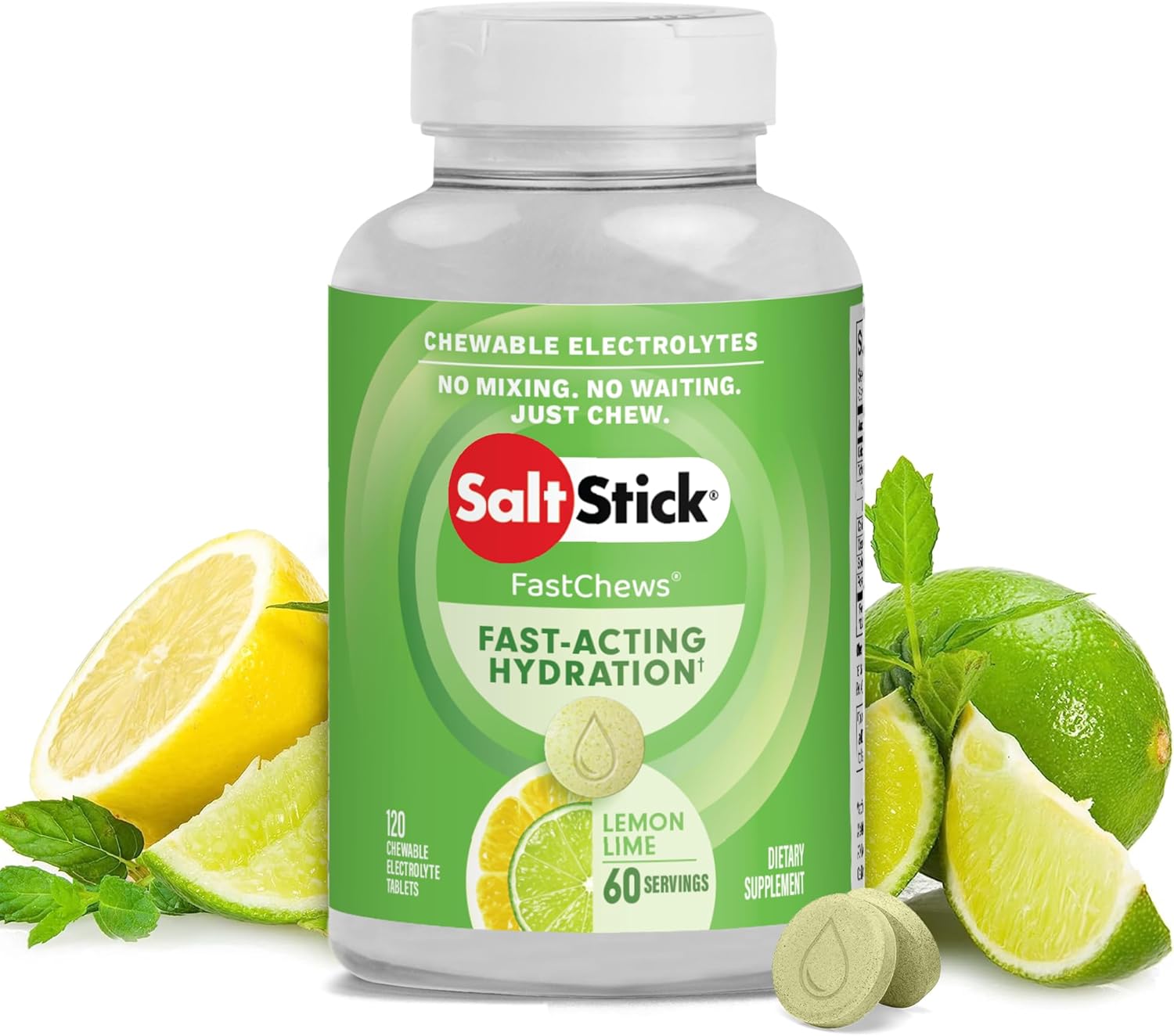 SaltStick Electrolyte FastChews Lem...
