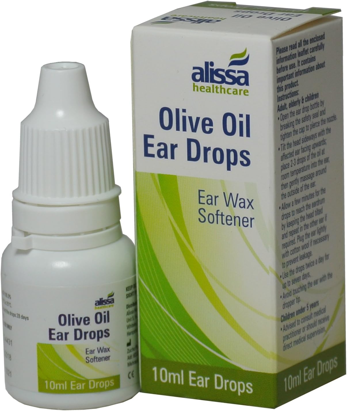 1 x Olive Oil Ear Wax Drops Softens...