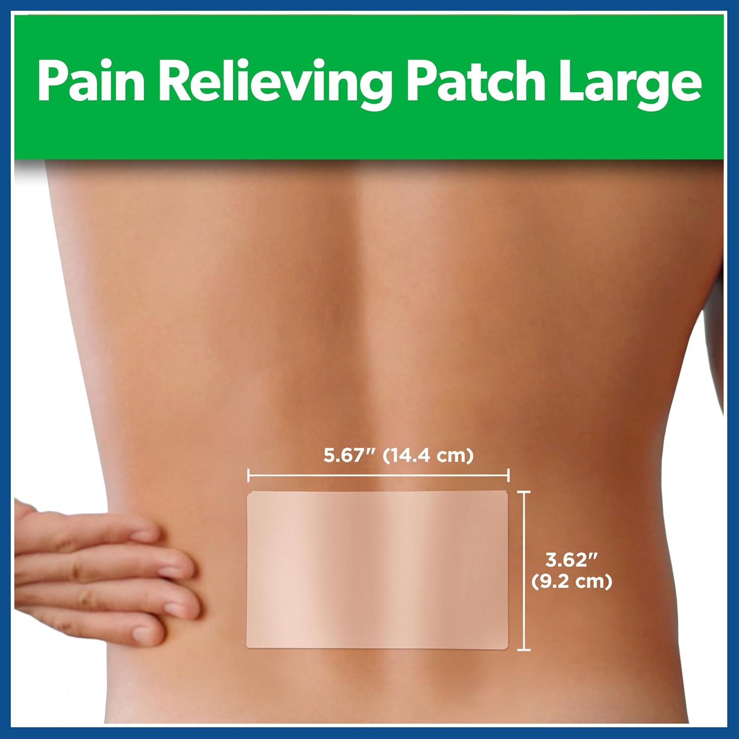 Salonpas Pain Relieving Patch, Large, 6 Count (Pack of 1) | Apply For Up to 8 Hours, For Temporary Relief of Minor Aches & Pains, Stiff Neck, Sore Shoulder, Backache, Joint Pain - Image 2