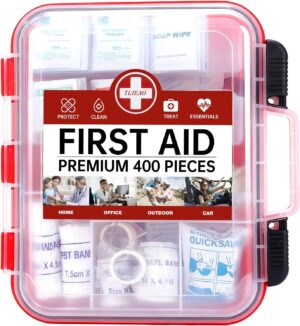 400 Pieces All-Purpose First Aid Ki...