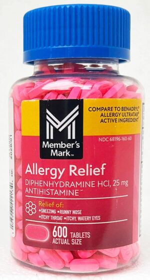 Member’s Mark 25 mg Diphenhyd...