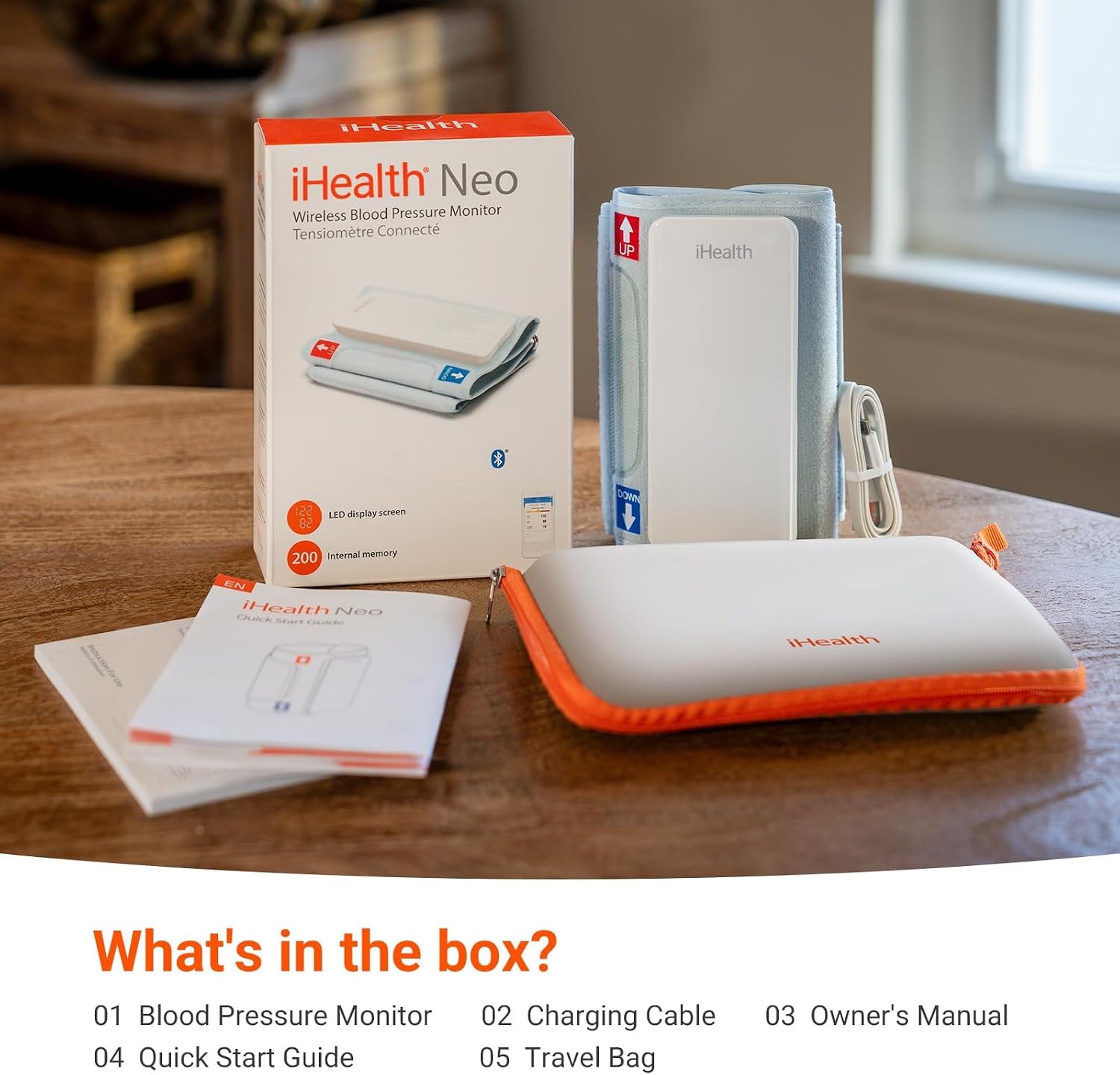 iHealth Neo Wireless Blood Pressure Monitor, Upper Arm BP Machine with App | Clinically Validated, Fast & Gentle Measurement, Ultra Thin Design, Rechargeable Battery, Data Management & Sharing - Image 7