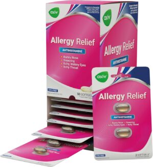 AXIV Allergy Relief Softgels, Antih...