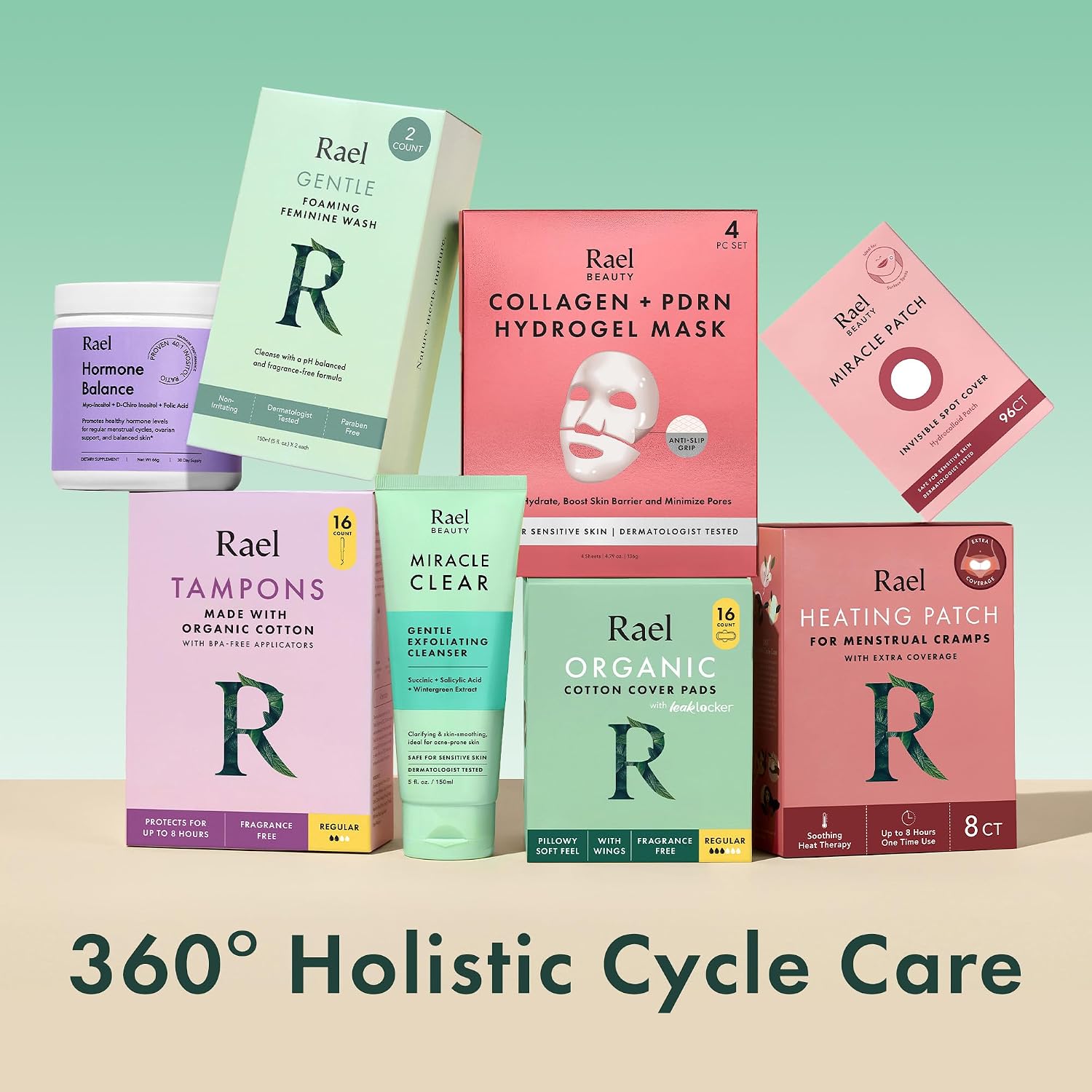 Rael Organic Cotton Cover Sanitary Pads for Women Moderate (Regular, 56 Ct) | Ultra Thin Period Pads with Wings, Regular Absorbency, Unscented, Chlorine Free, Period Essentials, Feminine Care - Image 7
