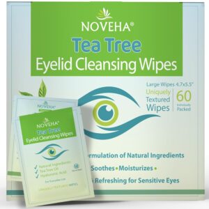 NOVEHA 60PCs Tea Tree Oil Eyelid &#...