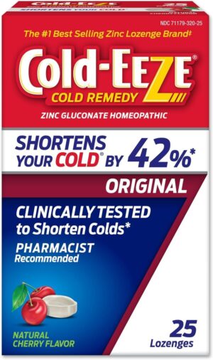 Cold-EEZE Natural Cherry Zinc Lozen...