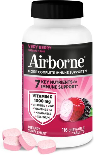 Airborne Very Berry Chewable Tablet...