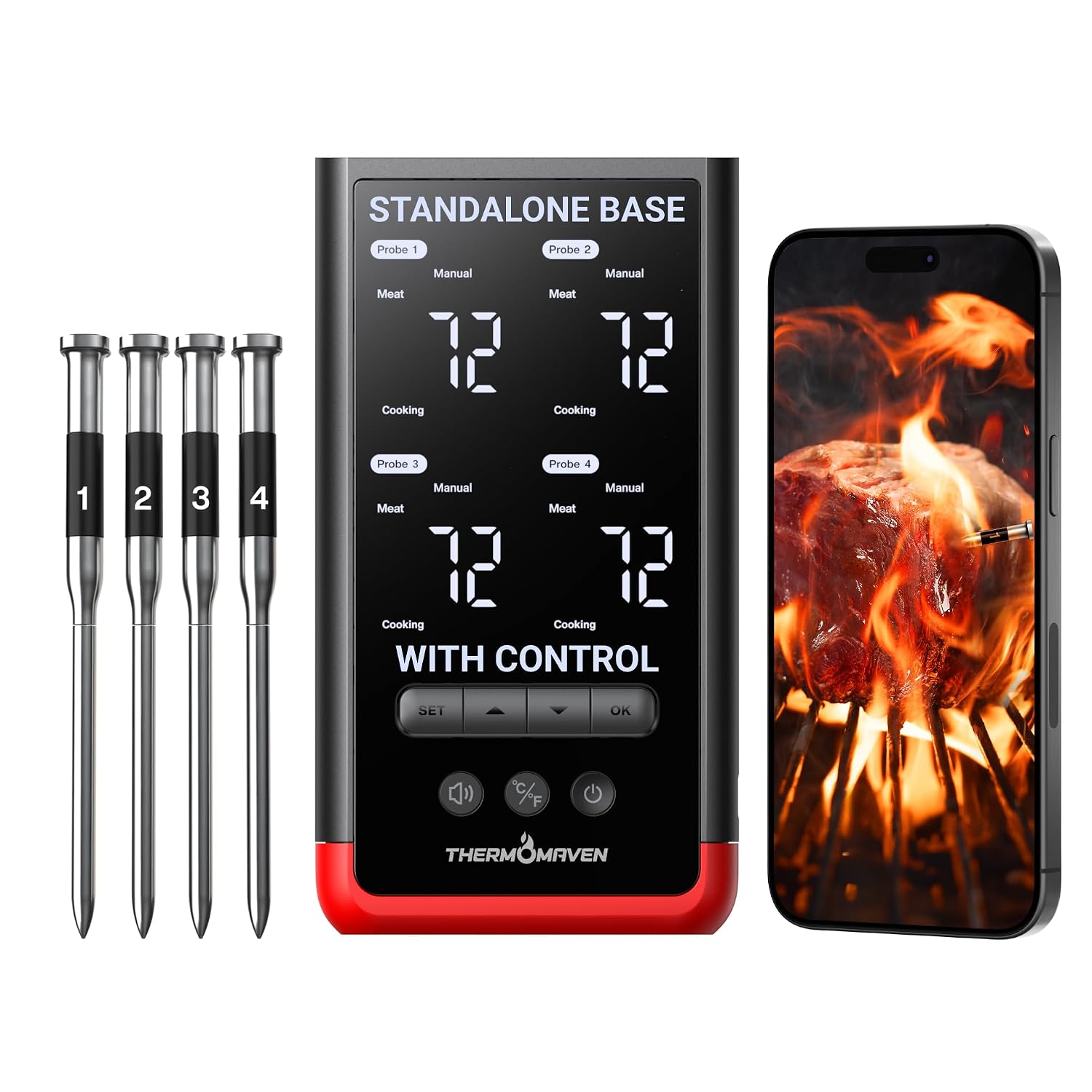 ThermoMaven WiFi Wireless Meat Ther...