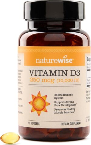 NatureWise Vitamin D3 10000IU Suppl...